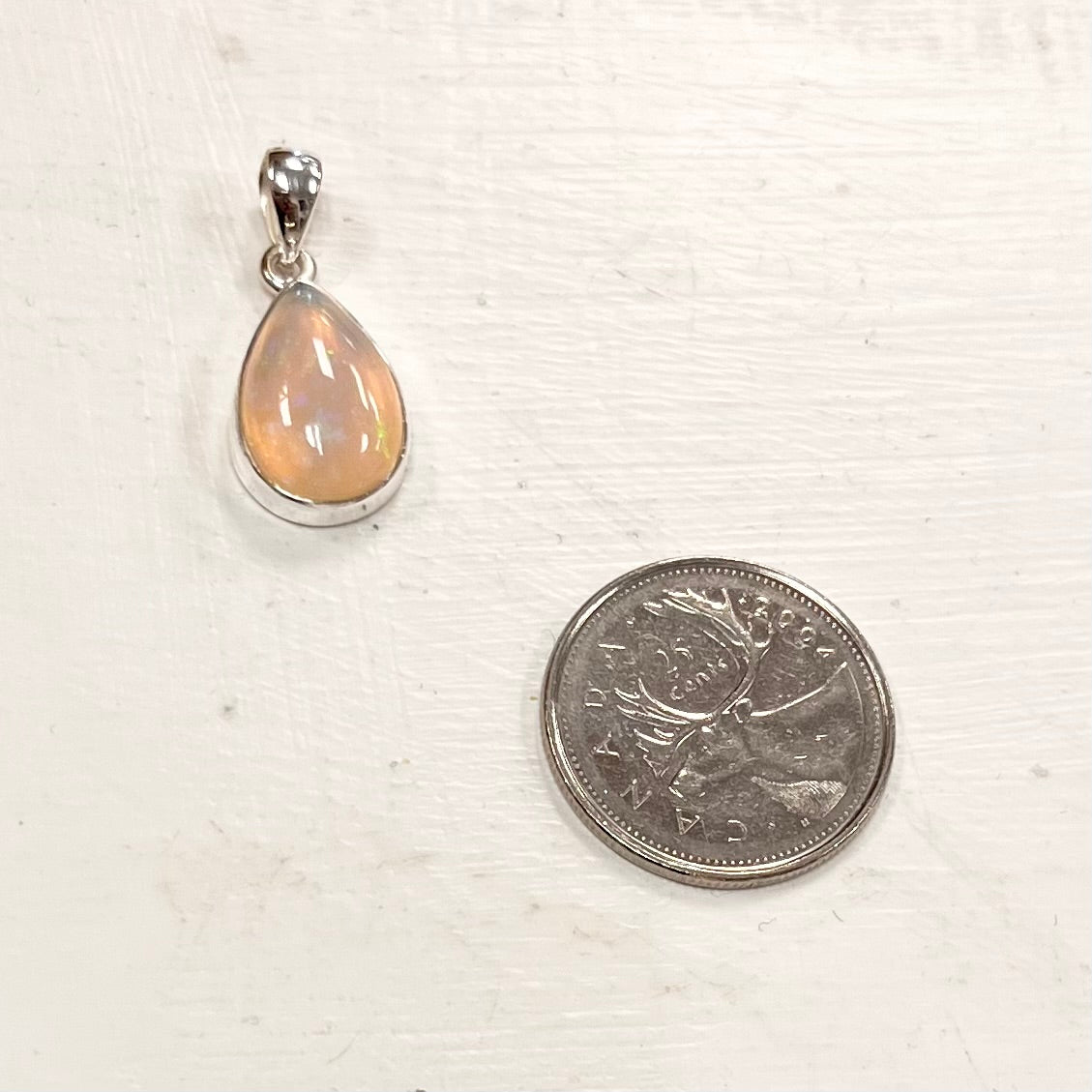 Silver Ethiopian Opal Pendants