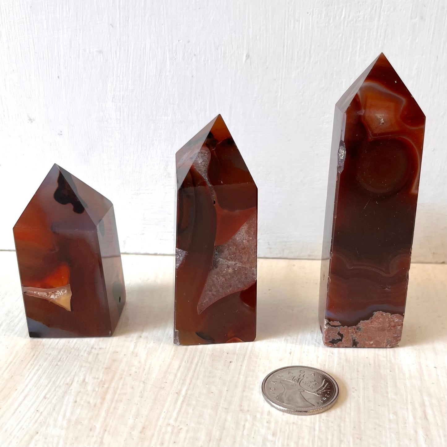 Fire Agate Obelisk Points