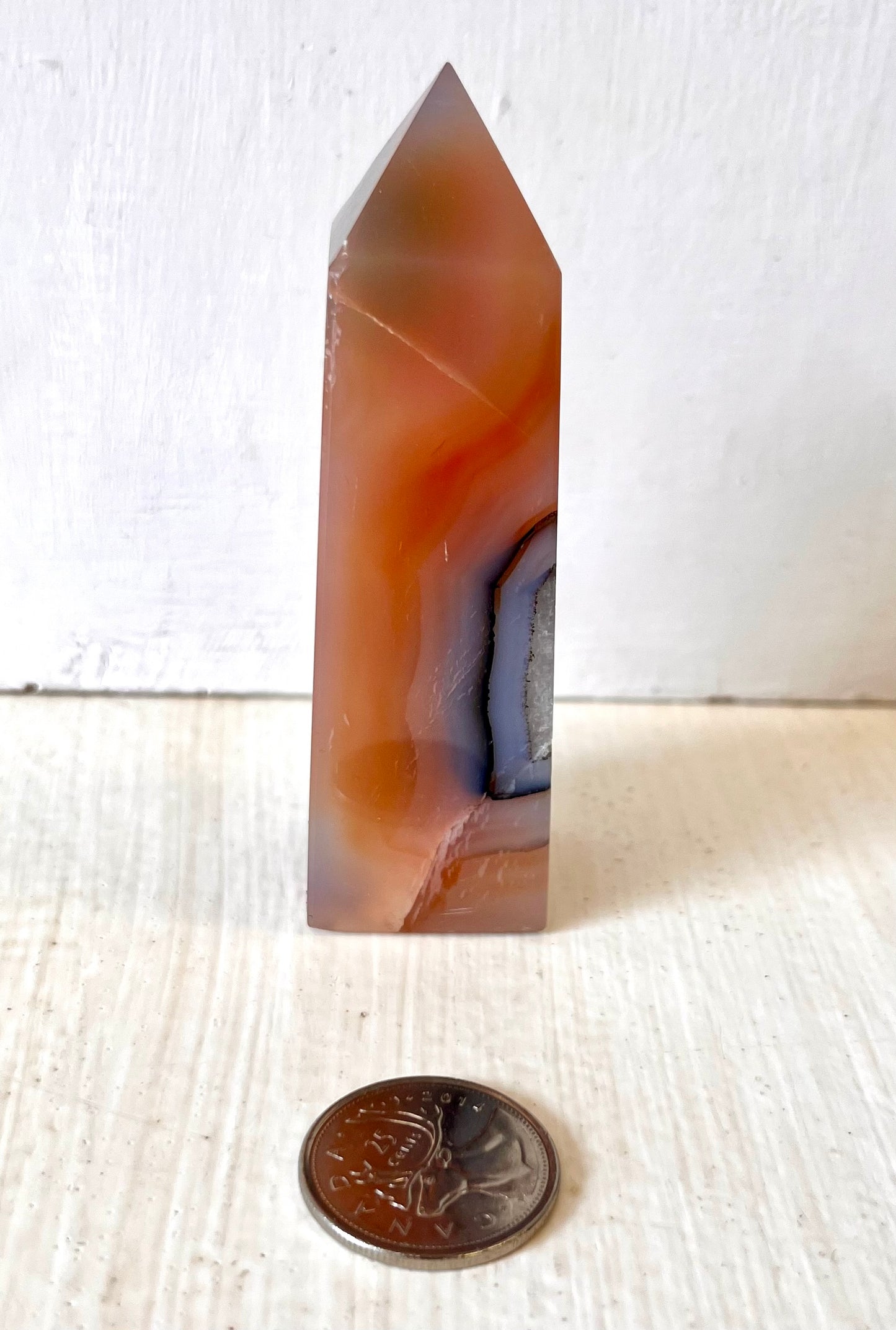 Orange Agate Point 130g
