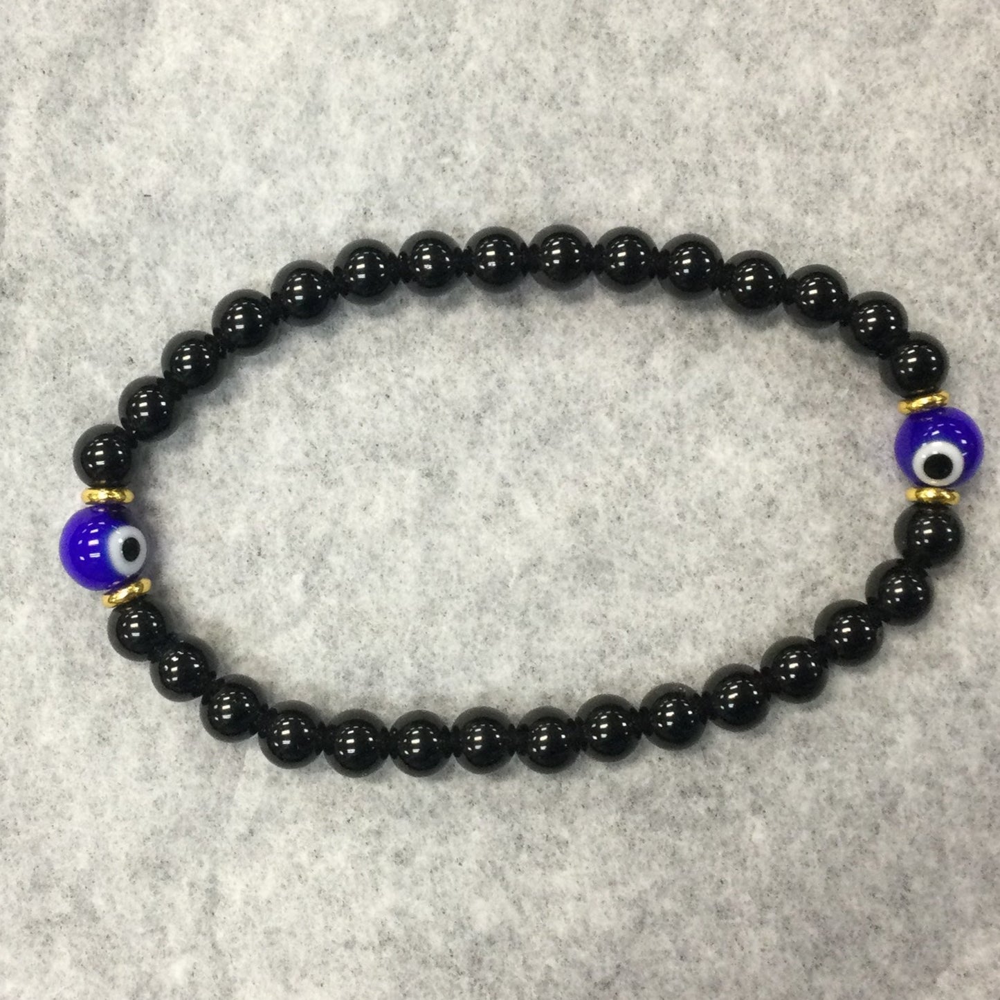 Obsidian Evil Eye Bracelet