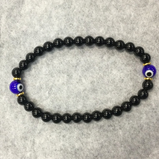 Obsidian Evil Eye Bracelet