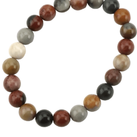 Polychrome Jasper Bracelet 8mm