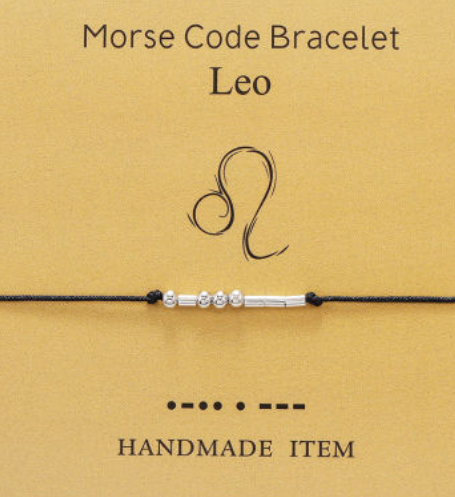 Morse Code Bracelet - Zodiac