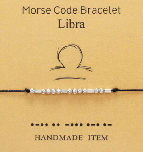 Morse Code Bracelet - Zodiac