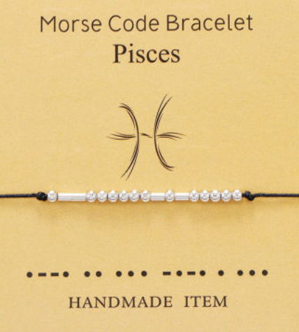 Morse Code Bracelet - Zodiac