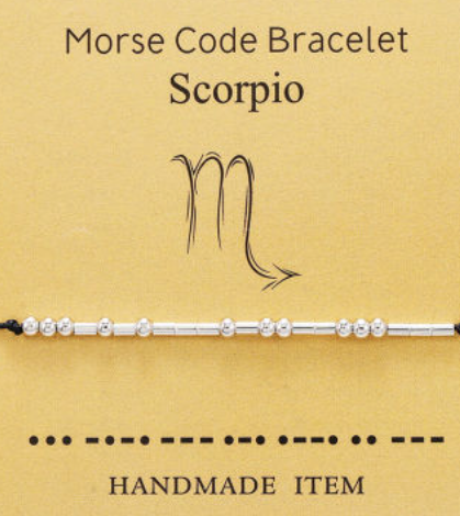 Morse Code Bracelet - Zodiac