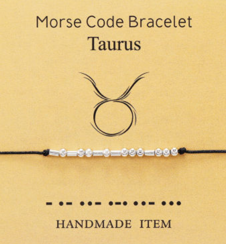 Morse Code Bracelet - Zodiac