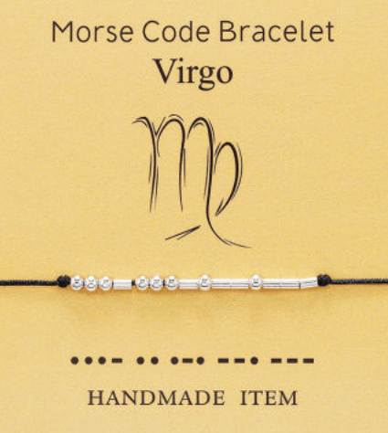 Morse Code Bracelet - Zodiac