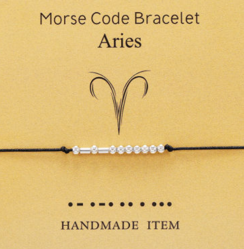 Morse Code Bracelet - Zodiac