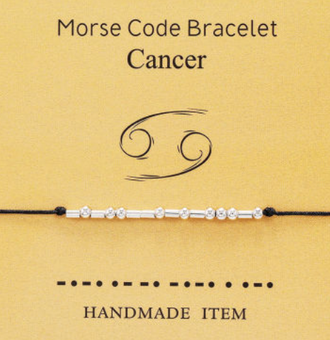 Morse Code Bracelet - Zodiac