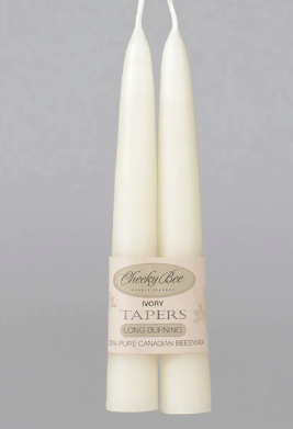 Beeswax Taper Candle - 6 Inch