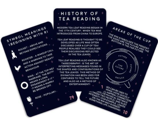 Tea Leaf Reading Flash Cards