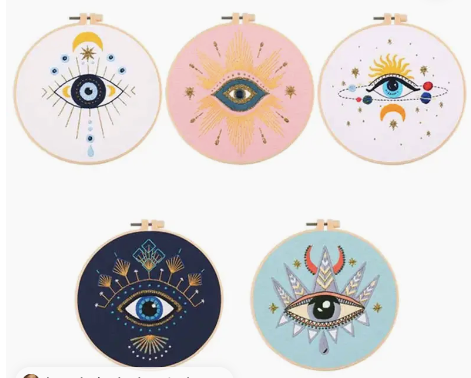 Evil Eye Embroidery Kit