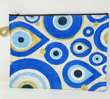 Large Evil Eye Pouch