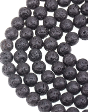 Lava Stone Beads 8 or 10mm