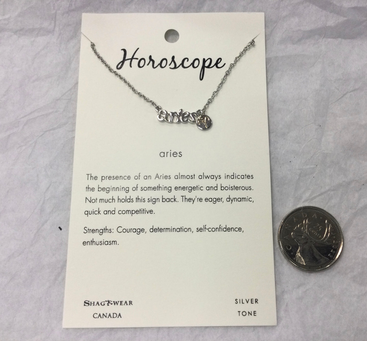 Silver Tone Horoscope Charm Necklaces