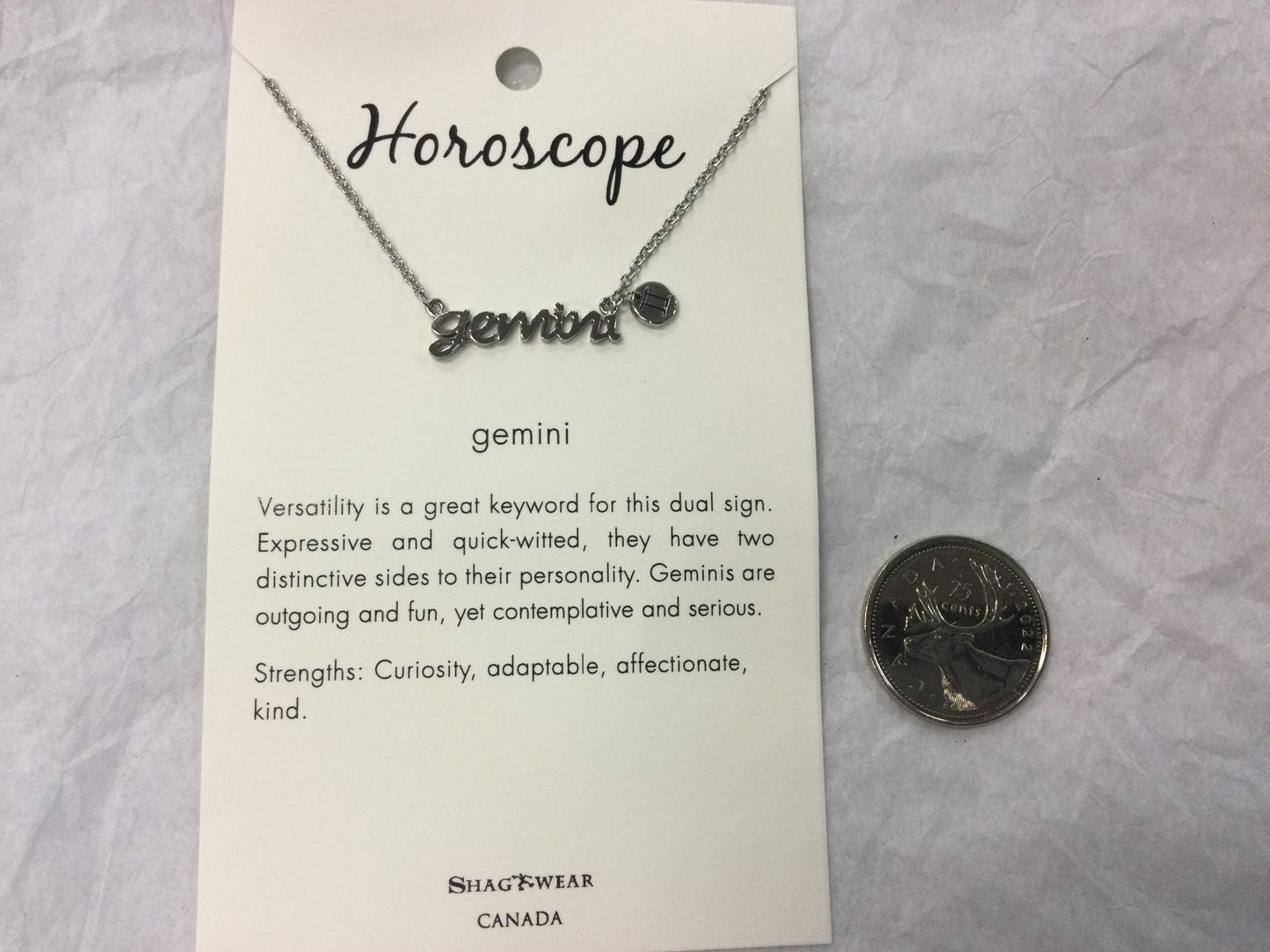 Silver Tone Horoscope Charm Necklaces