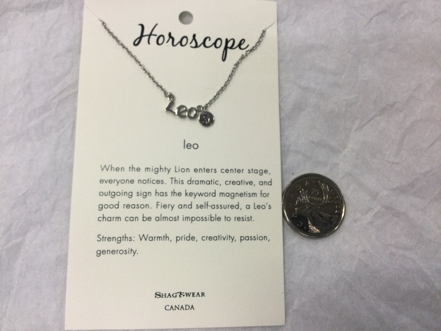 Silver Tone Horoscope Charm Necklaces