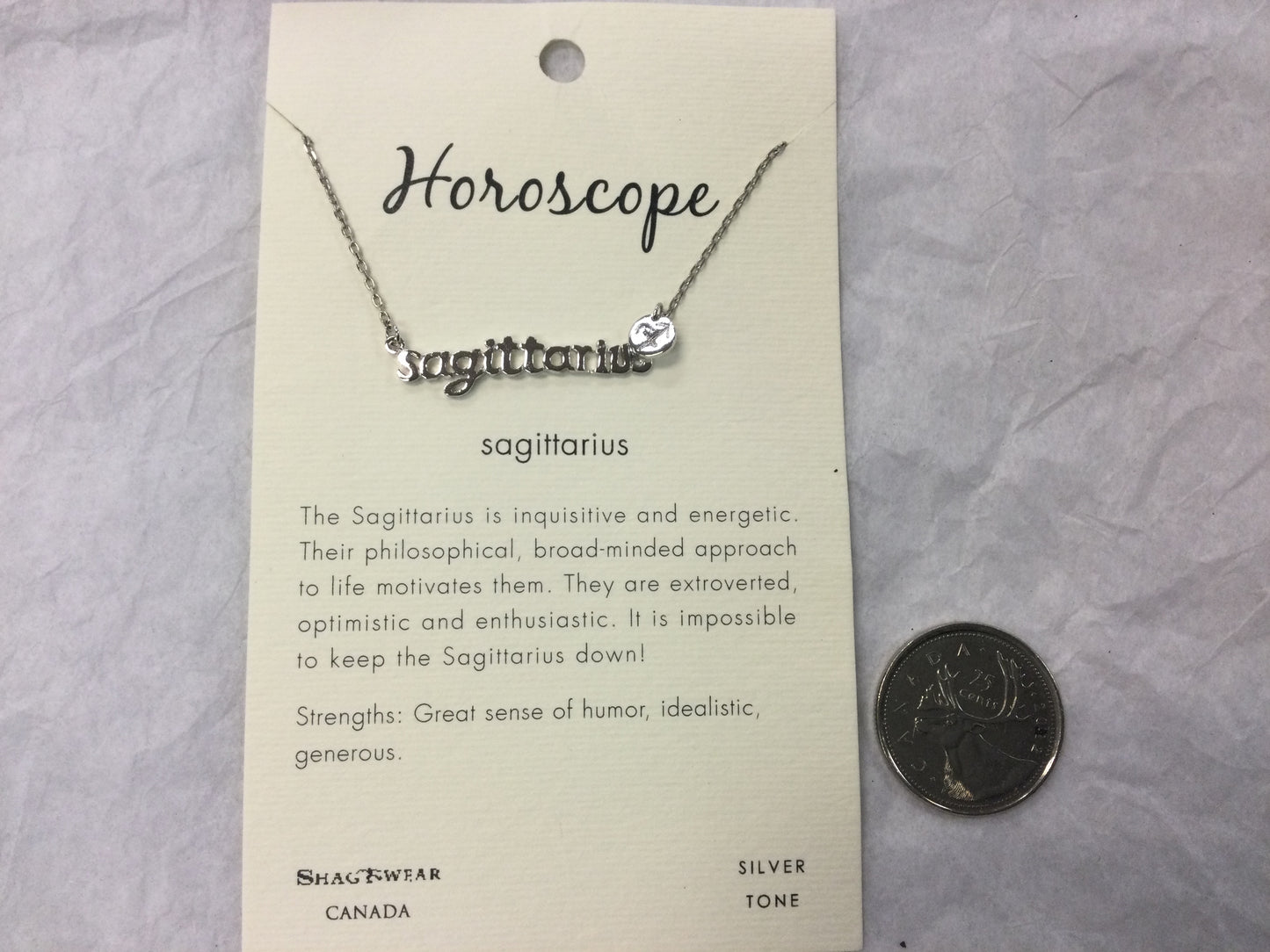 Silver Tone Horoscope Charm Necklaces