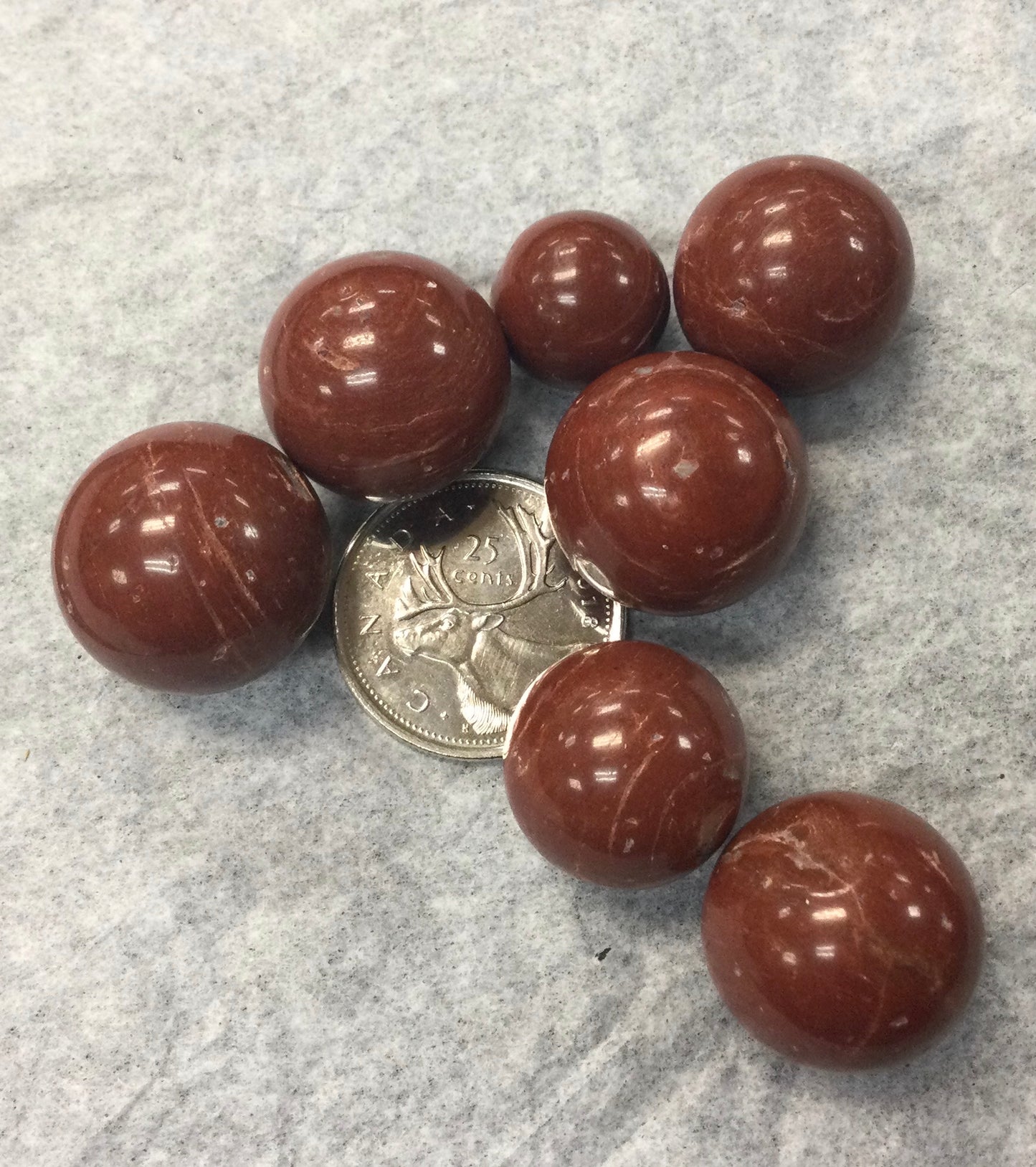 Small Red Jasper Sphere