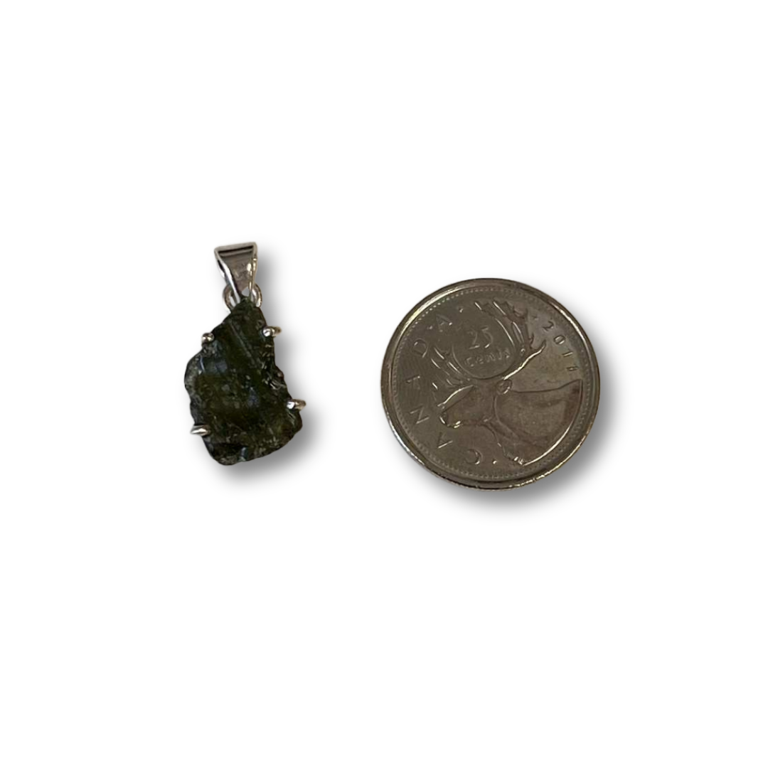 Rough Moldavite Pendants Grade A+