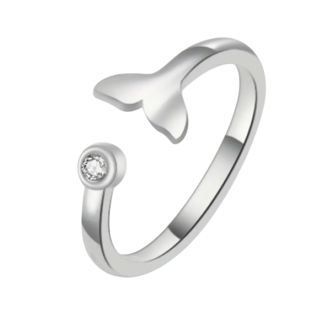 Whale Tail Toe Ring