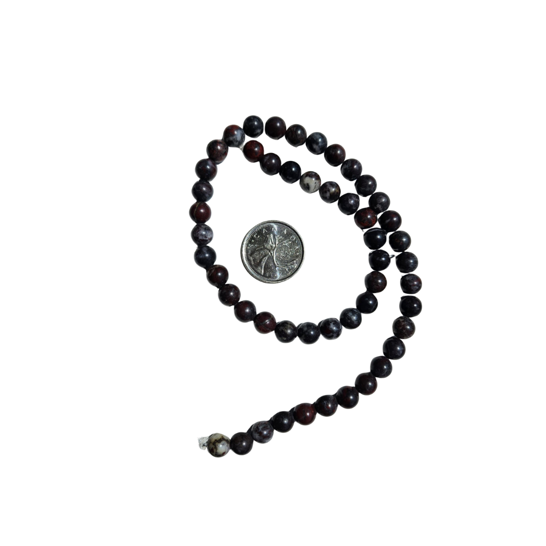 8 mm, Violet Agate Strand, 16 inch