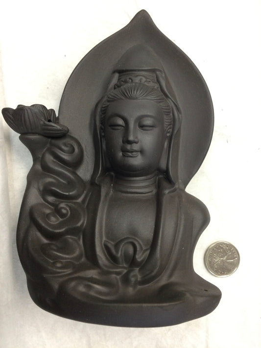 Backflow / Incense Holder Ceramic Kuan Yin