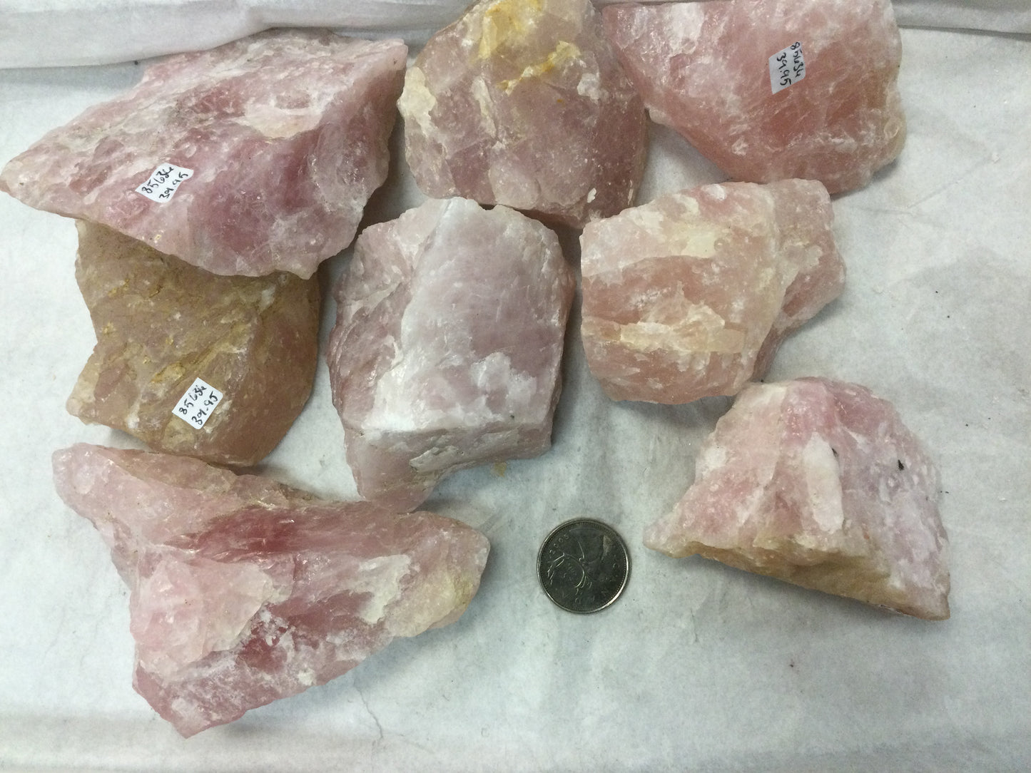 Large Rough Namibia Rose Quartz