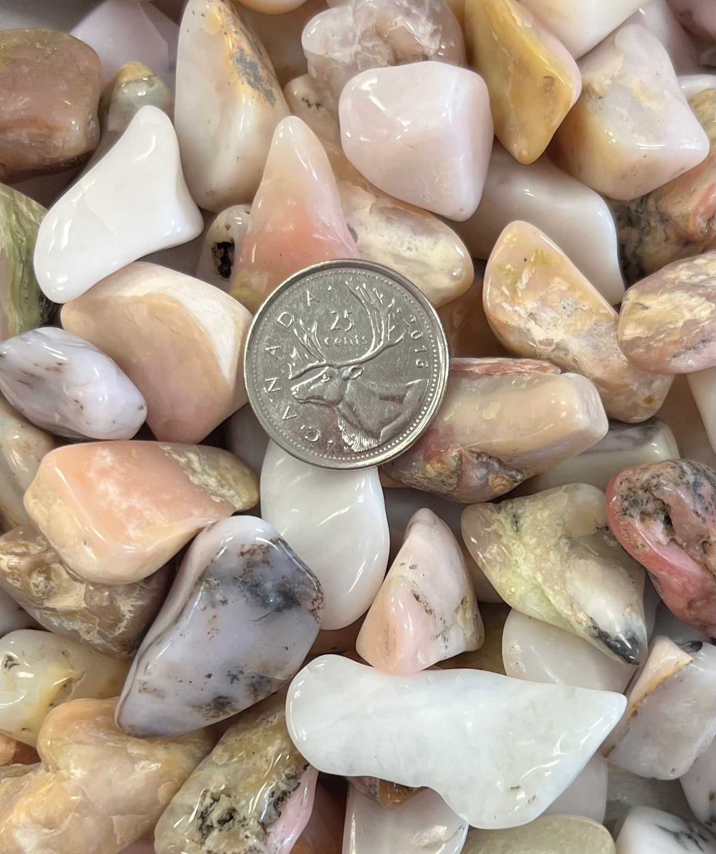 Pink Opal, Tumbled