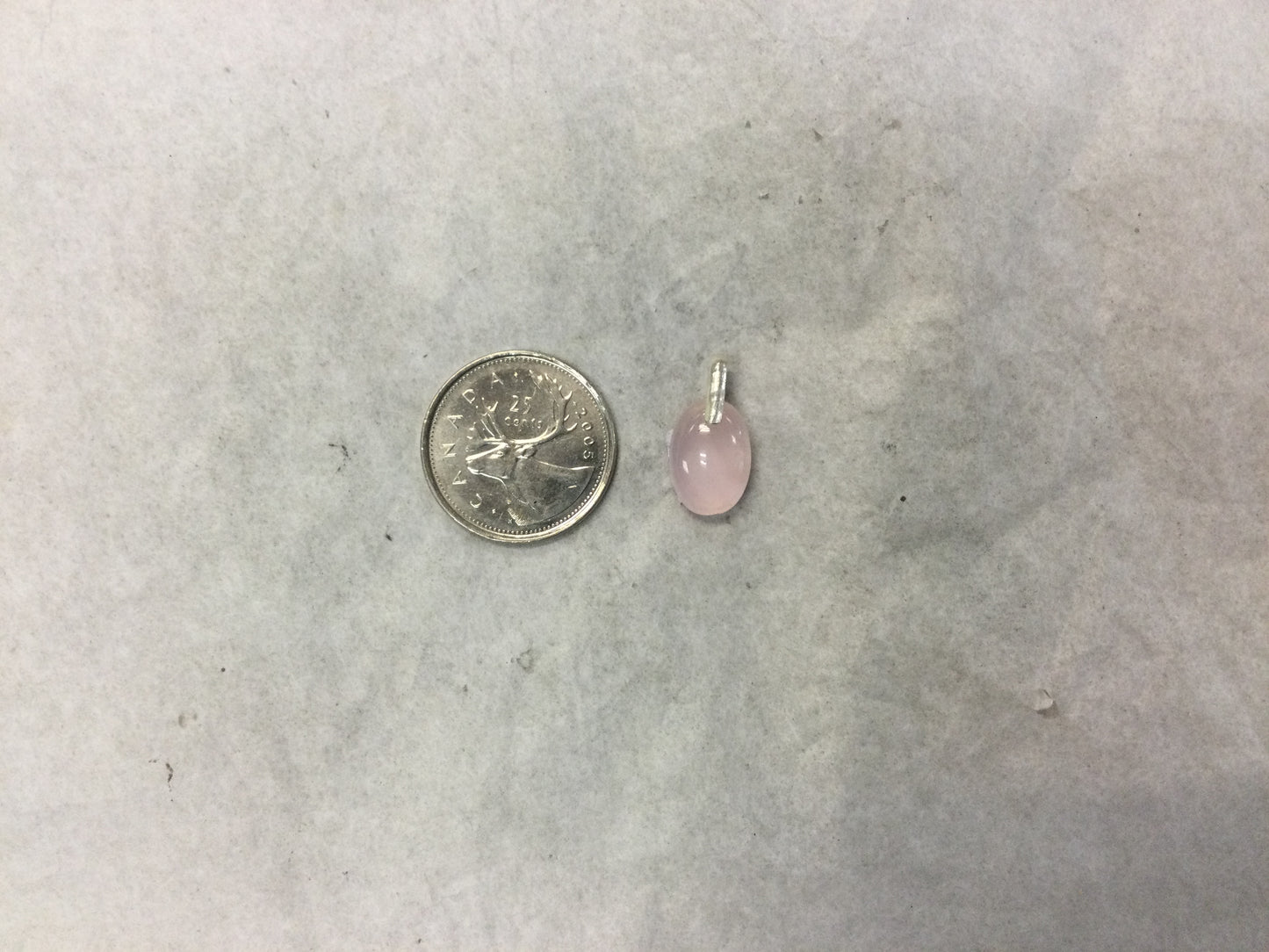 Oval Rose Quartz Pendant