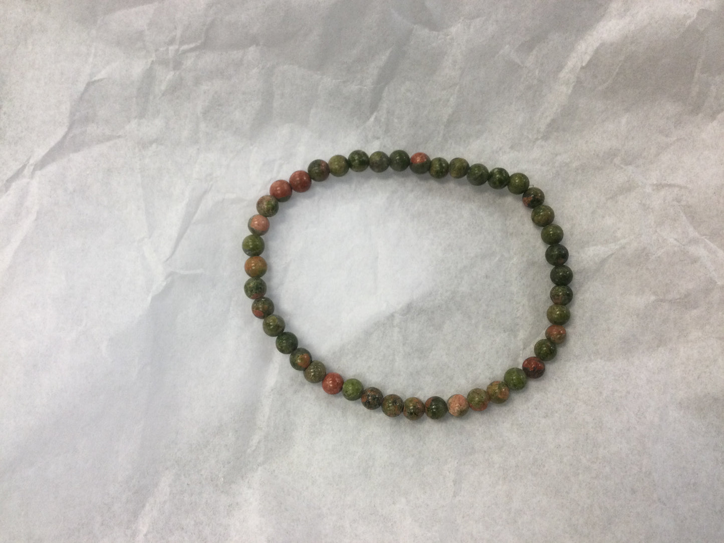 Unakite Bracelet 4mm