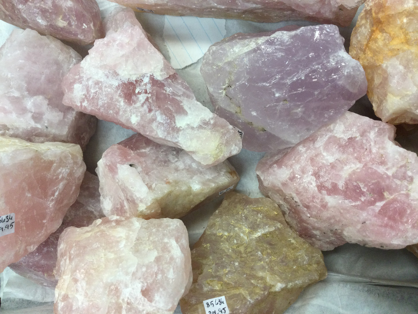 Large Rough Namibia Rose Quartz