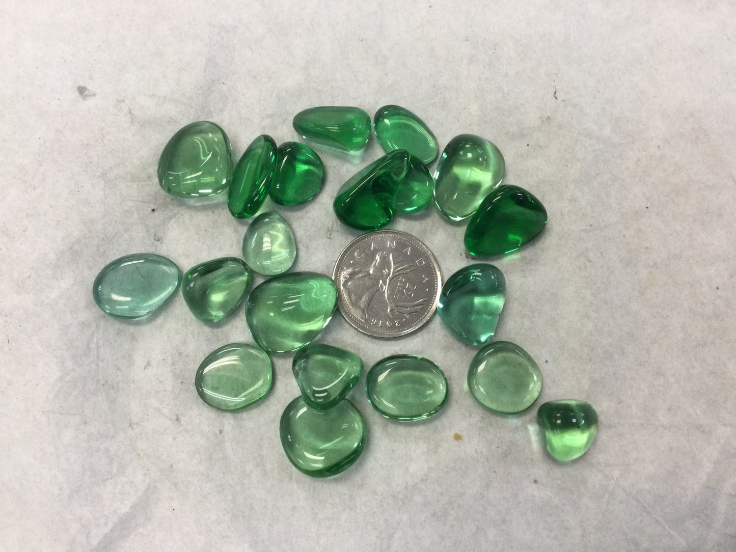 Green Obsidian (Gaia Stone), Tumbled