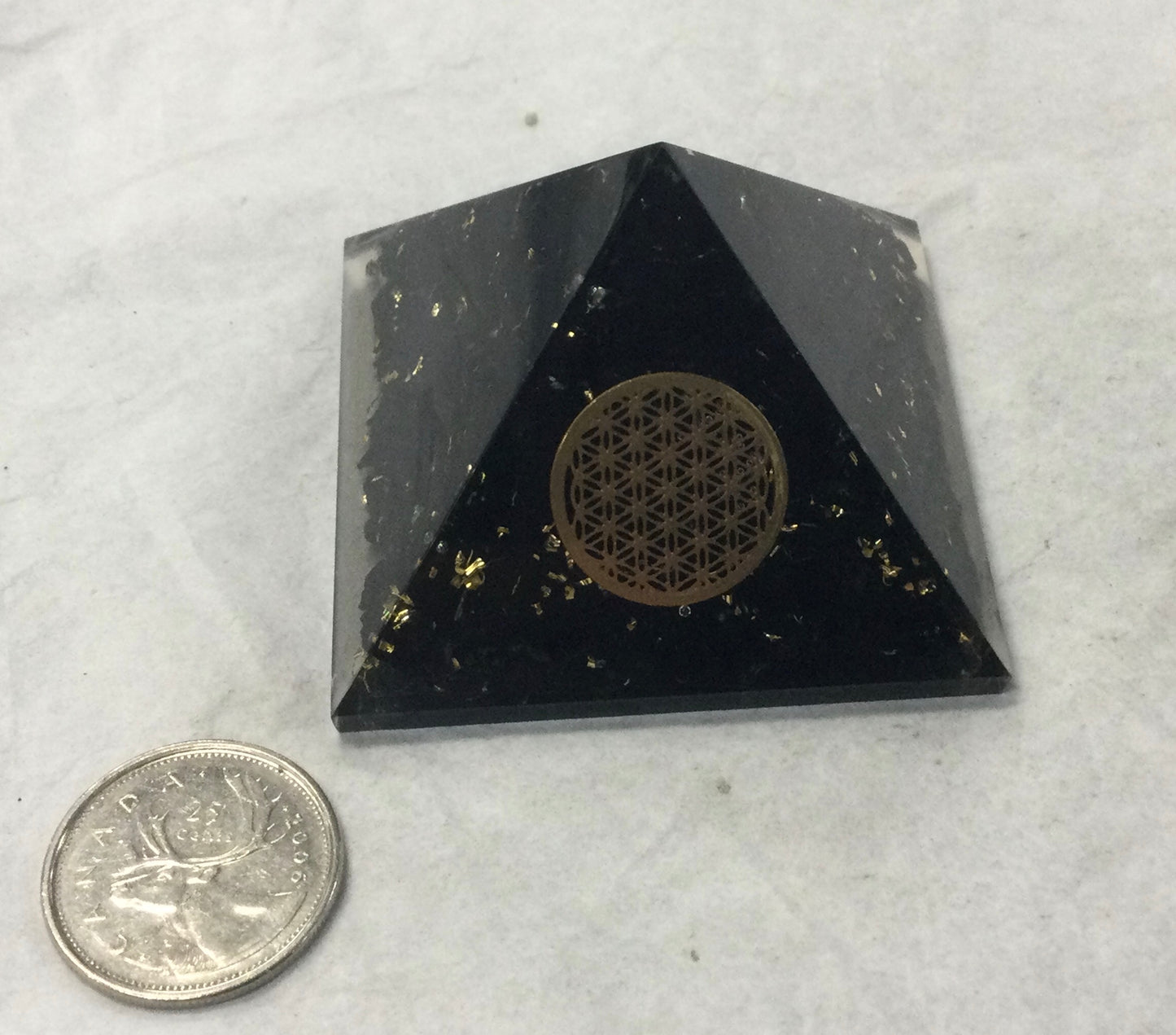 Orgonite Pyramid w/ Flower of Life