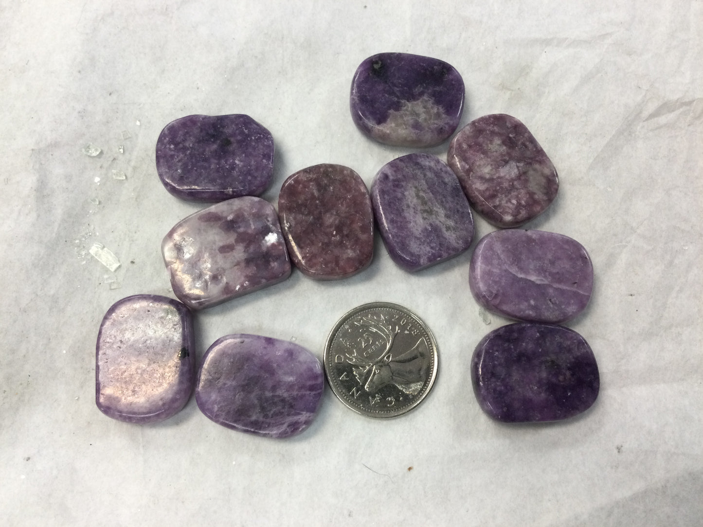 Lepidolite Coins