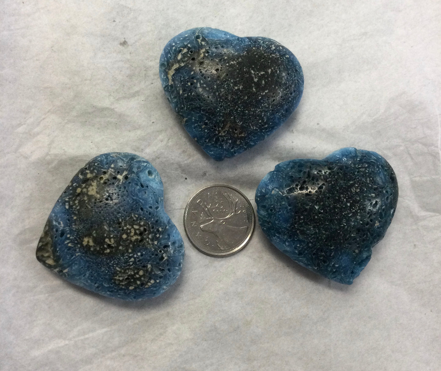 Ice Blue Galcierite Blue Heart