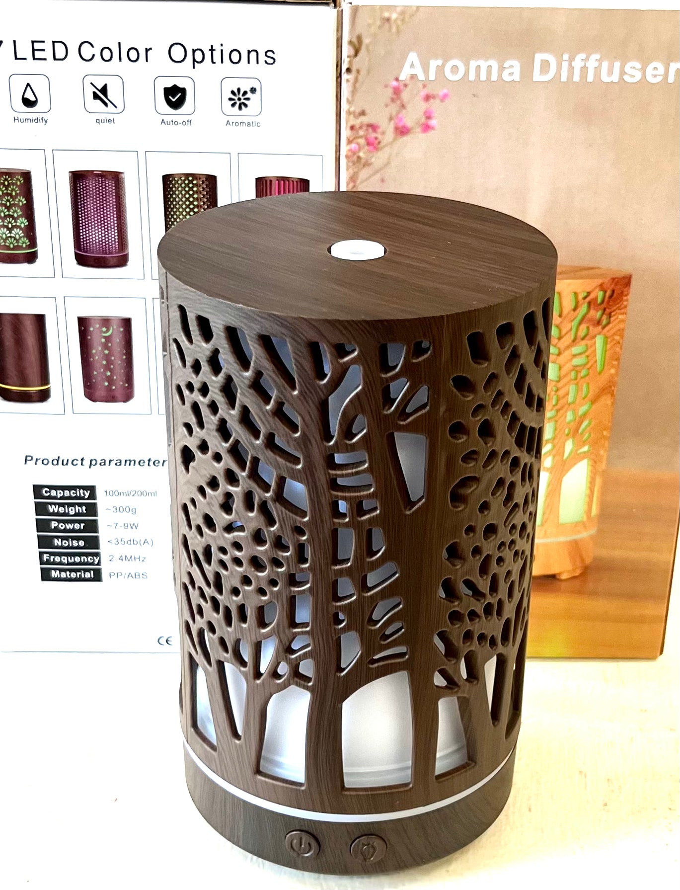 Aroma Diffuser - Dark Brown