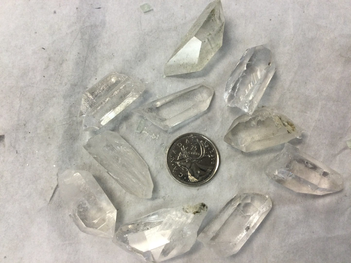 Silver Quartz Points
