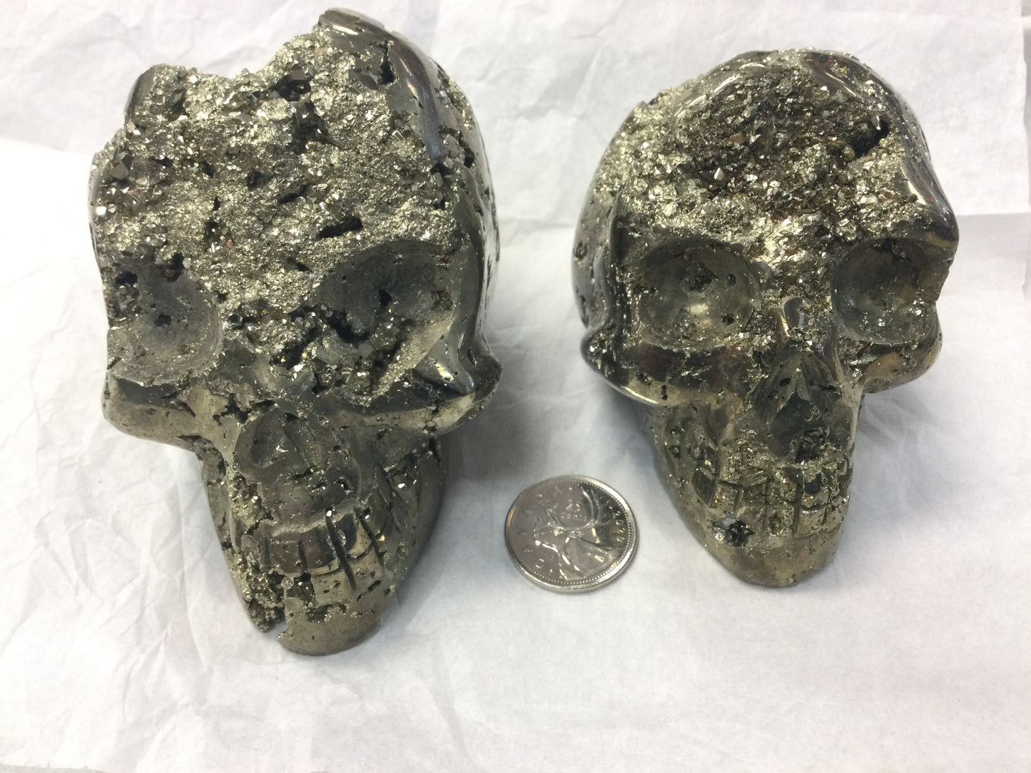 Pyrite Skull