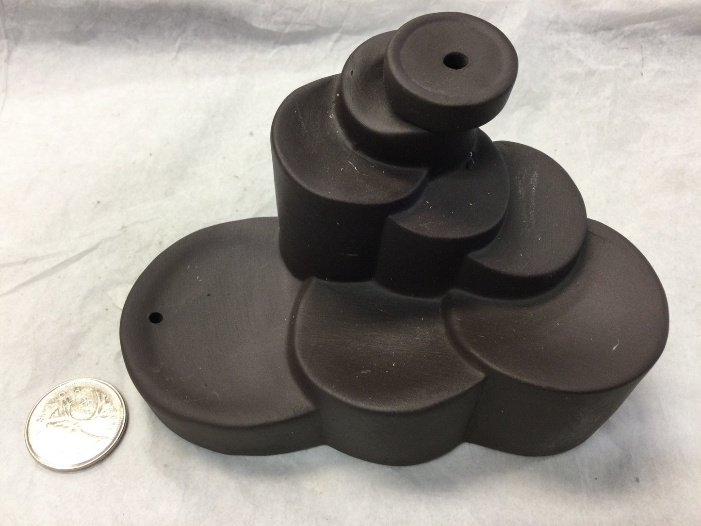 Backflow / Incense Holder Ceramic Cascading Rocks