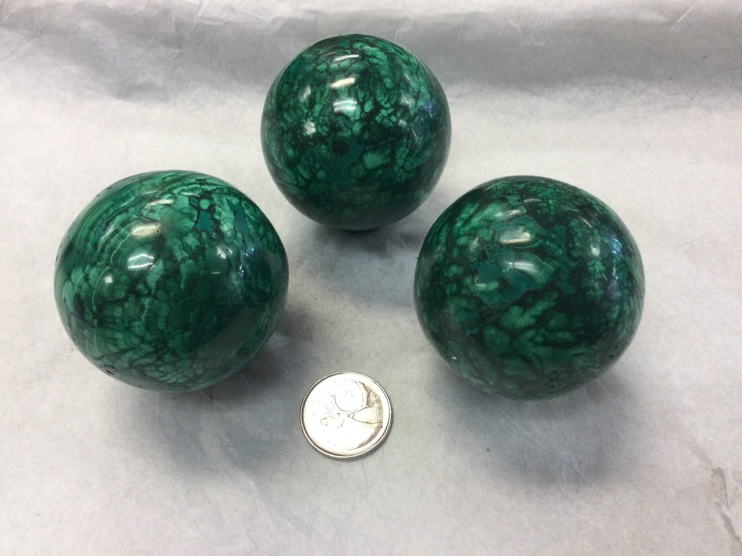 Malachite Spheres