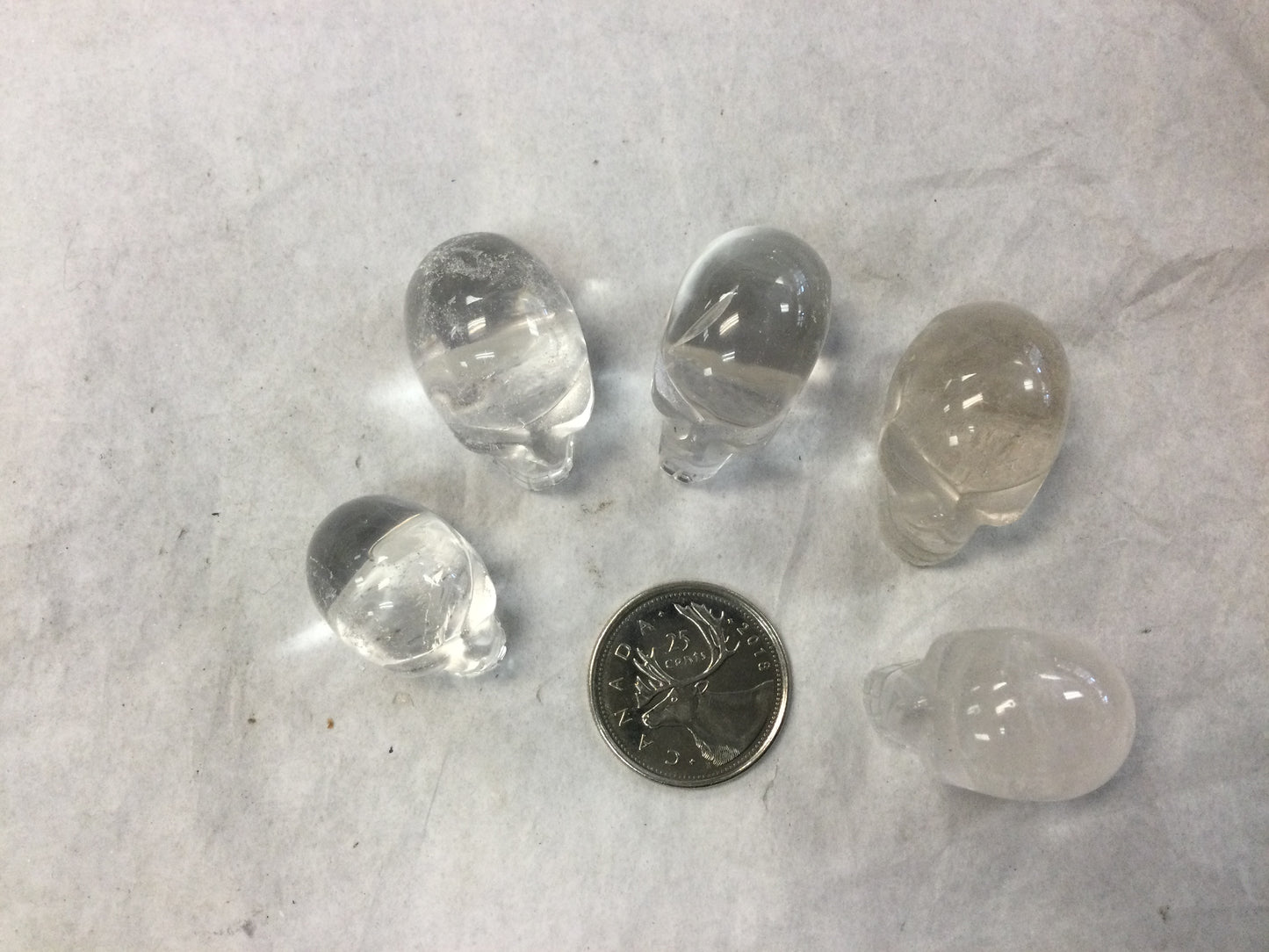 Mini Clear Quartz Skull