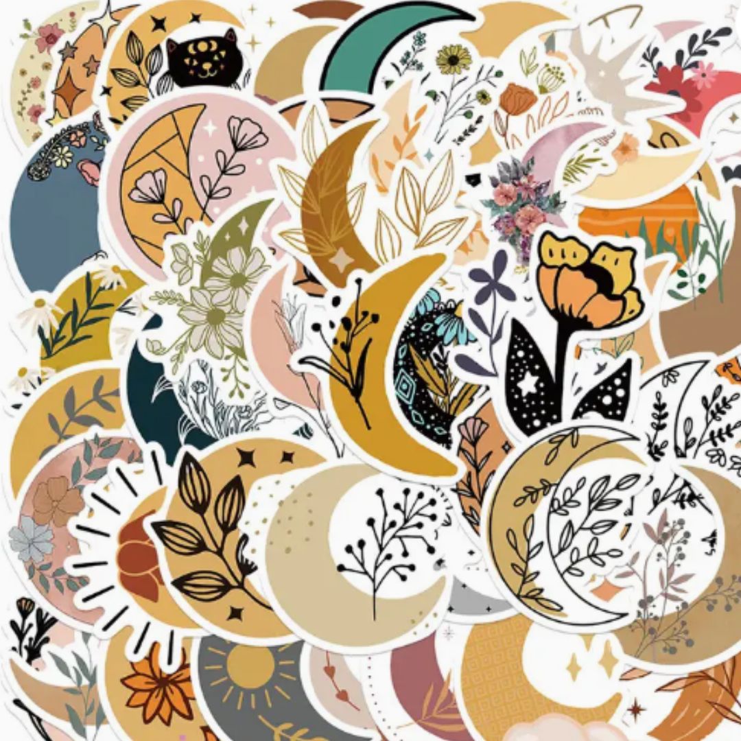 Moon Stickers