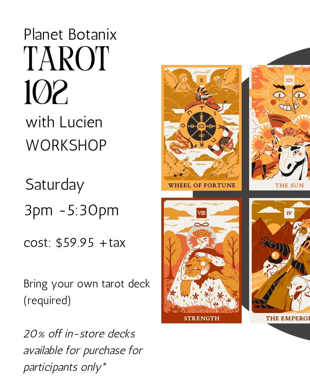 Tarot 102 Workshop w/ Lucien