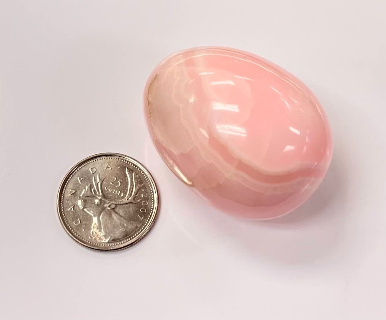 Pink Mangano Calcite Egg 85g
