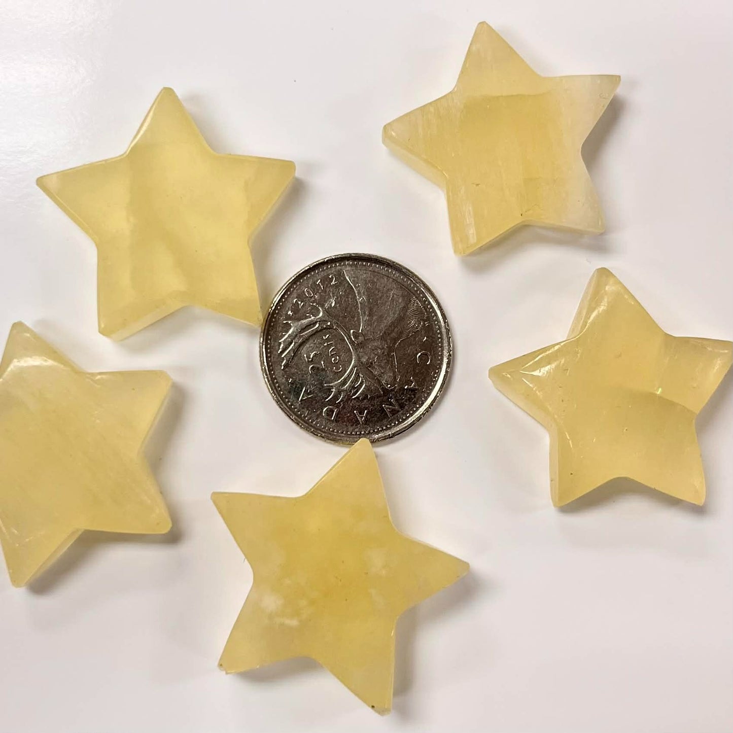 Yellow Calcite Stars 1"