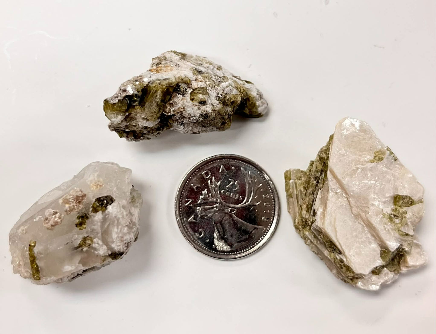 Green Tourmaline In Quartz Matrix (Brazil)