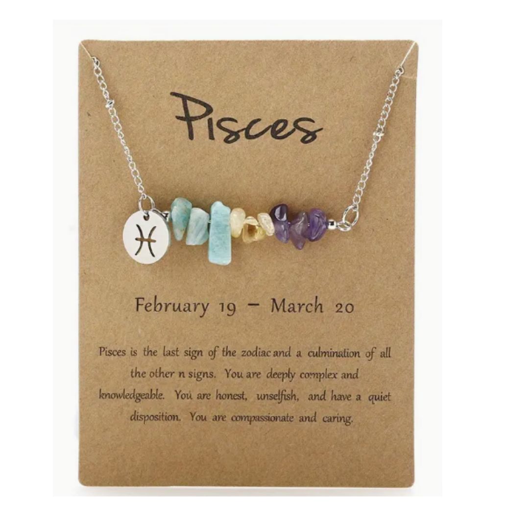 Zodiac Sign Pendant Necklace