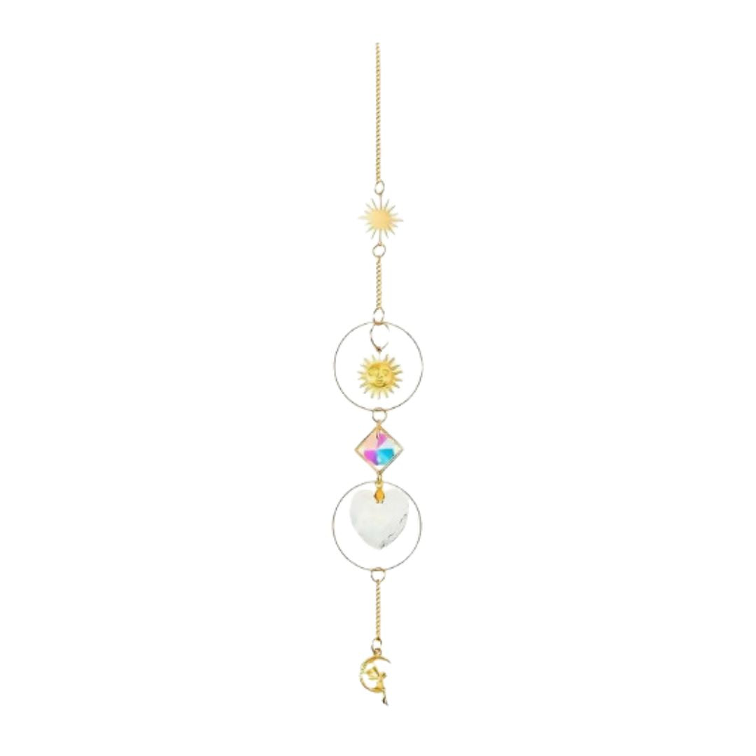 Suncatcher, Golden With Fairy At Bottom